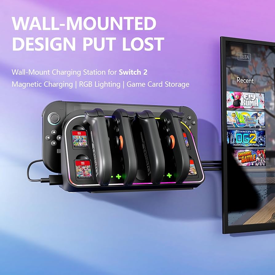 Nintendo Switch - yke8322ページ Amazon.com: Wall Mount for Nintendo Switch 2 2025 - Switch